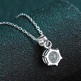 Load image into Gallery viewer, OAHLAN Fine Jewellery 1ct Round Cut S925 Sterling Silver Necklace with Zircon for Women Anniversary Engagement
