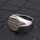 Load image into Gallery viewer, Fashion Simple Gold Dome High Polished Men&#39;s Stainless Steel Ring