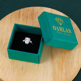 Load image into Gallery viewer, OAHLAN Fine Jewellery Wholesale Pear Cut S925 Sterling Silver Ring with Cubic Zircon for Women Wedding Party Engagement Gift