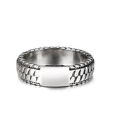 Load image into Gallery viewer, Stainless Steel Checker Ring for Men and Women Jewelry Wholesale