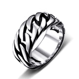 Load image into Gallery viewer, Men Vintage High Polished Stainless Steel Designer Ring