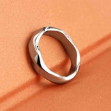 Load image into Gallery viewer, 4/6mm Simple Stainless Steel Ring For Men And Women Couple Ring Engagement Wedding Bands