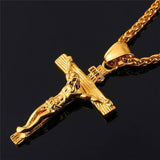 Load image into Gallery viewer, Best Easter Day&#39;s Gift Crucifix Design Stainless Steel Necklace