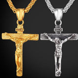 Load image into Gallery viewer, Best Easter Day&#39;s Gift Crucifix Design Stainless Steel Necklace