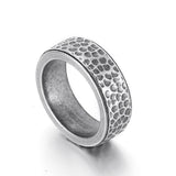 Load image into Gallery viewer, Punk Style Ring Wholesale Retro Hammer Ring Stainless Steel Men Ring