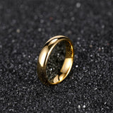 Load image into Gallery viewer, Ringsmaker 6mm Tungsten Carbide Rings Men Women 24K Gold Plated Wedding Bands