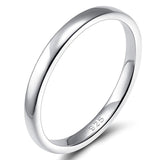 Load image into Gallery viewer, Ringsmaker 2mm High Polished Women 925 Sterling Silver Rings Wedding Bands