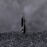 Load image into Gallery viewer, Ringsmaker 2mm Black Tungsten Carbide Rings High Polished Men Wedding Bands