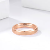 Load image into Gallery viewer, Ringsmaker 4mm Frosted Tungsten Carbide Rings Rose Gold Women Matte Ring