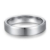 Load image into Gallery viewer, Ringsmaker 4mm Brushed Tungsten Rings Silver Men Tungsten Carbide Ring Wedding Rings