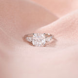 Load image into Gallery viewer, 3.5CT Cushion Cut VVS1 Moissanite Engagement Ring 