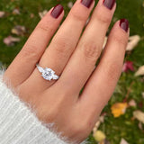 Load image into Gallery viewer, 2ct Moissanite Rings 925 Sterling Silver for Engagement