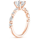 Load image into Gallery viewer, Rose Gold 2ct 925 Sterling Silver Ring Women Princess Cut Cubic Zirconia Engagement Rings