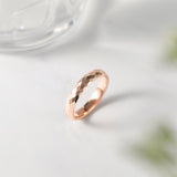 Load image into Gallery viewer, Ringsmaker 4mm Men Women Multi-Faceted Tungsten Carbide Rings Rose Gold Engagement Bands