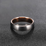 Load image into Gallery viewer, Ringsmaker 6mm Rose Gold Brushed Women Tungsten Carbide Ring Engagement Wedding Bands