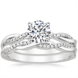 Load image into Gallery viewer, Ringsmaker 1.5ct Women Round Bridal Ring Sets Cubic Zirconia Engagement Wedding Bands